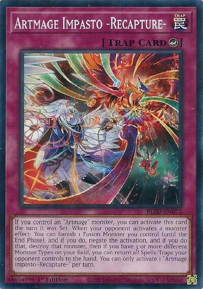 Artmage Impasto -Recapture- - BLZD-EN072 - Common - 1st Edition