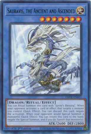 Sauravis, the Ancient and Ascended - AMDE-EN051 - Rare - 1st Edition