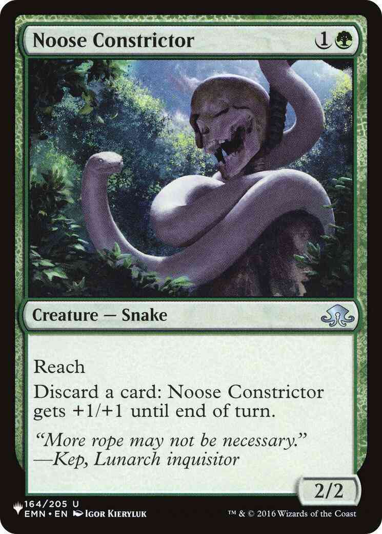 Noose Constrictor [EMN-164] [The List] [Non-Foil]
