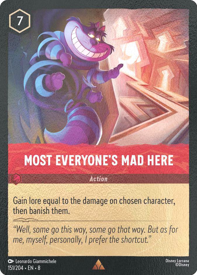 Most Everyone's Mad Here - 151/204 [Reign of Jafar] [Cold Foil]