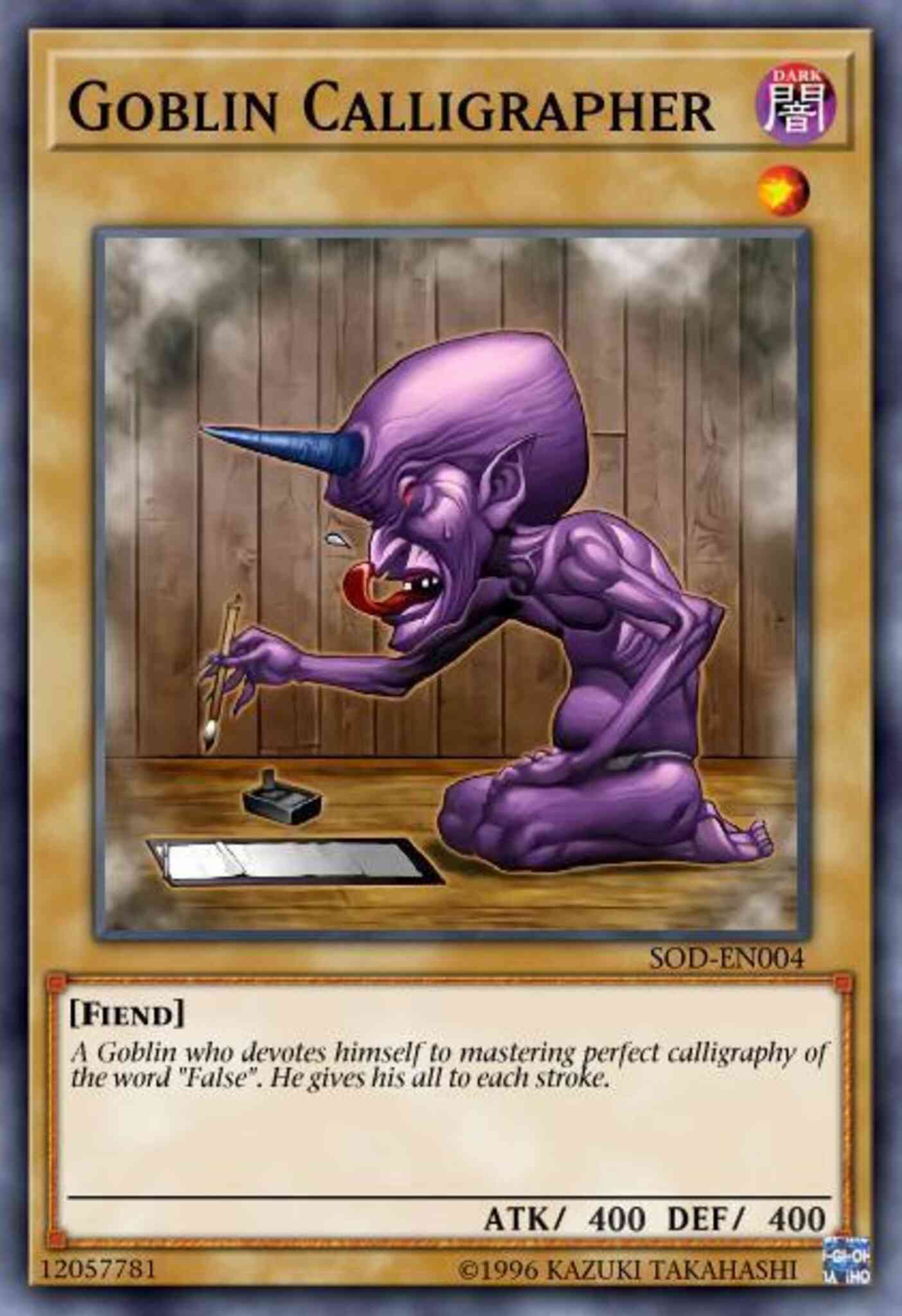 Goblin Calligrapher - DR3-EN004 - Common - Unlimited