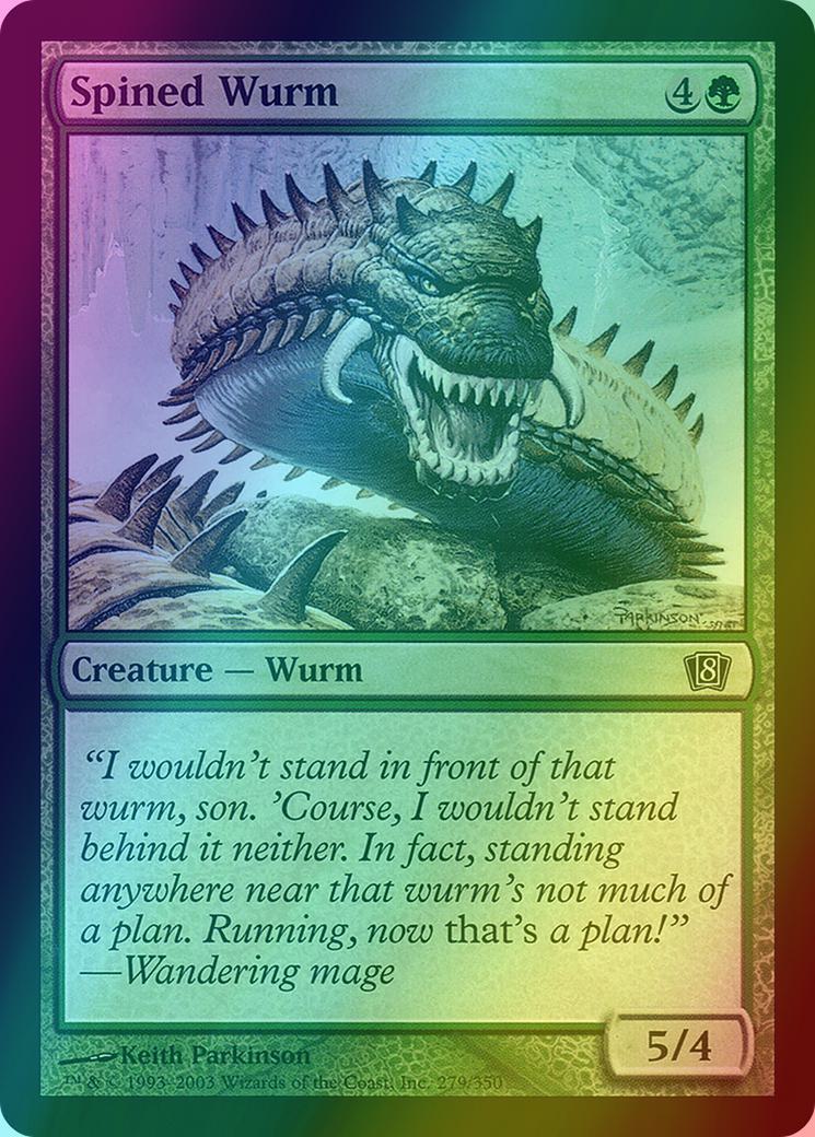 Spined Wurm [279x] [Eighth Edition] [Foil]