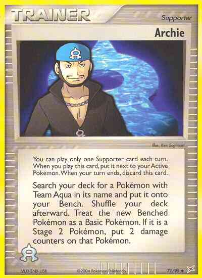 Archie - 71/95 - Uncommon [ex4-71] [Reverse Holo]