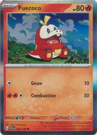 Fuecoco - 036/198 - Promo [Paldea Collection] [sv01msp-036] [Holo]