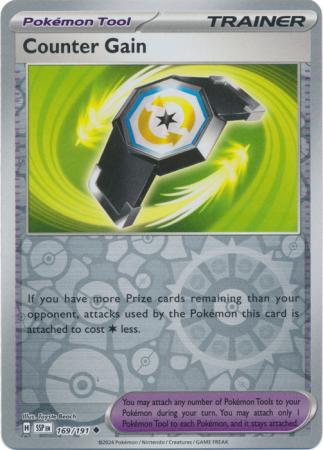 Counter Gain - 169/191 - Uncommon [sv08-169] [Reverse Holo]