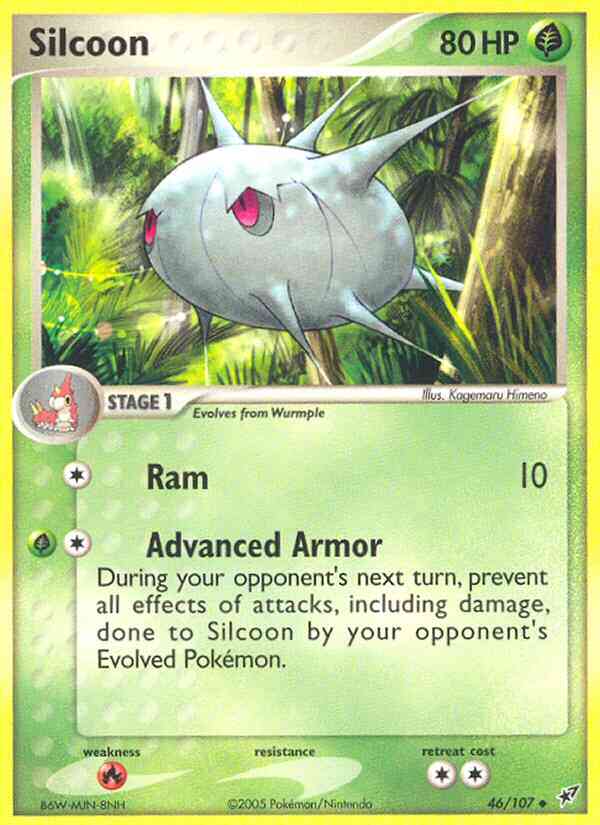 Silcoon - 46/107 - Uncommon [ex8-46] [Reverse Holo]