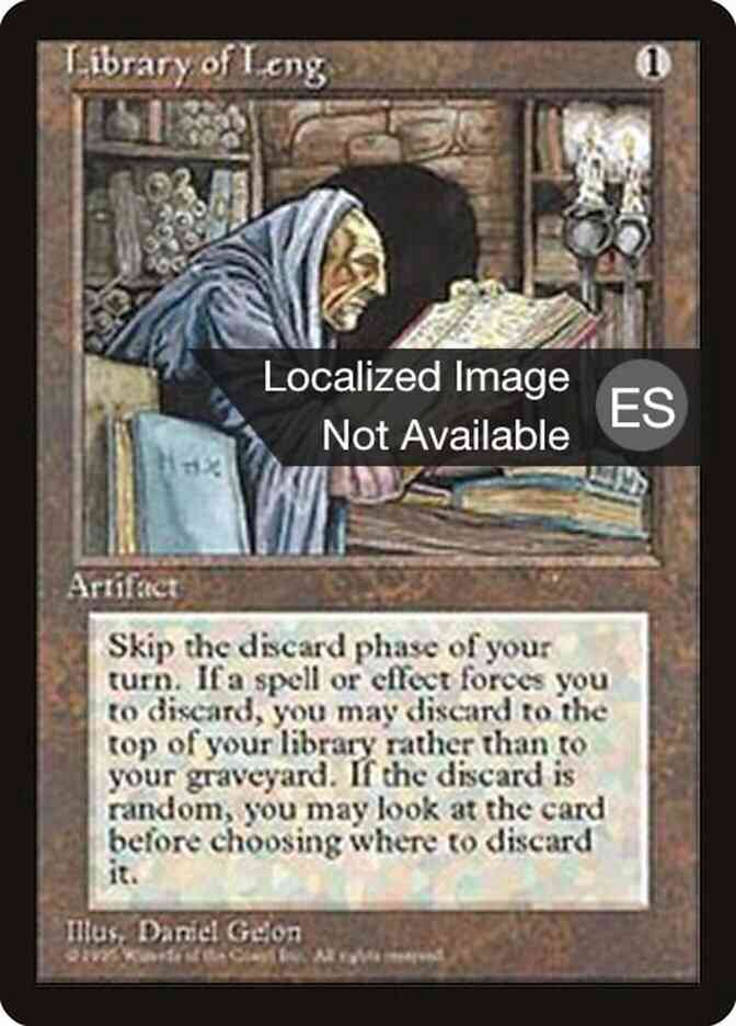 Library of Leng - Japanese [333] [Fourth Edition Black Border: Japanese] [Non-Foil]