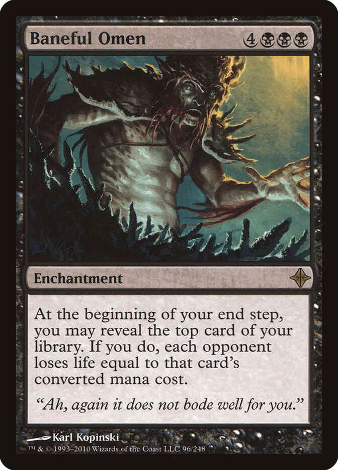 Baneful Omen [96] [Rise Of The Eldrazi] [Non-Foil]