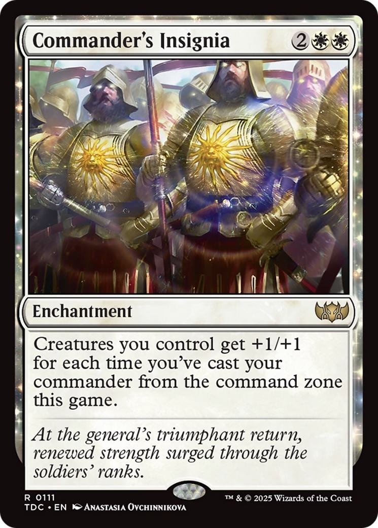 Commander's Insignia [111] [Tarkir: Dragonstorm: Commander] [Non-Foil]