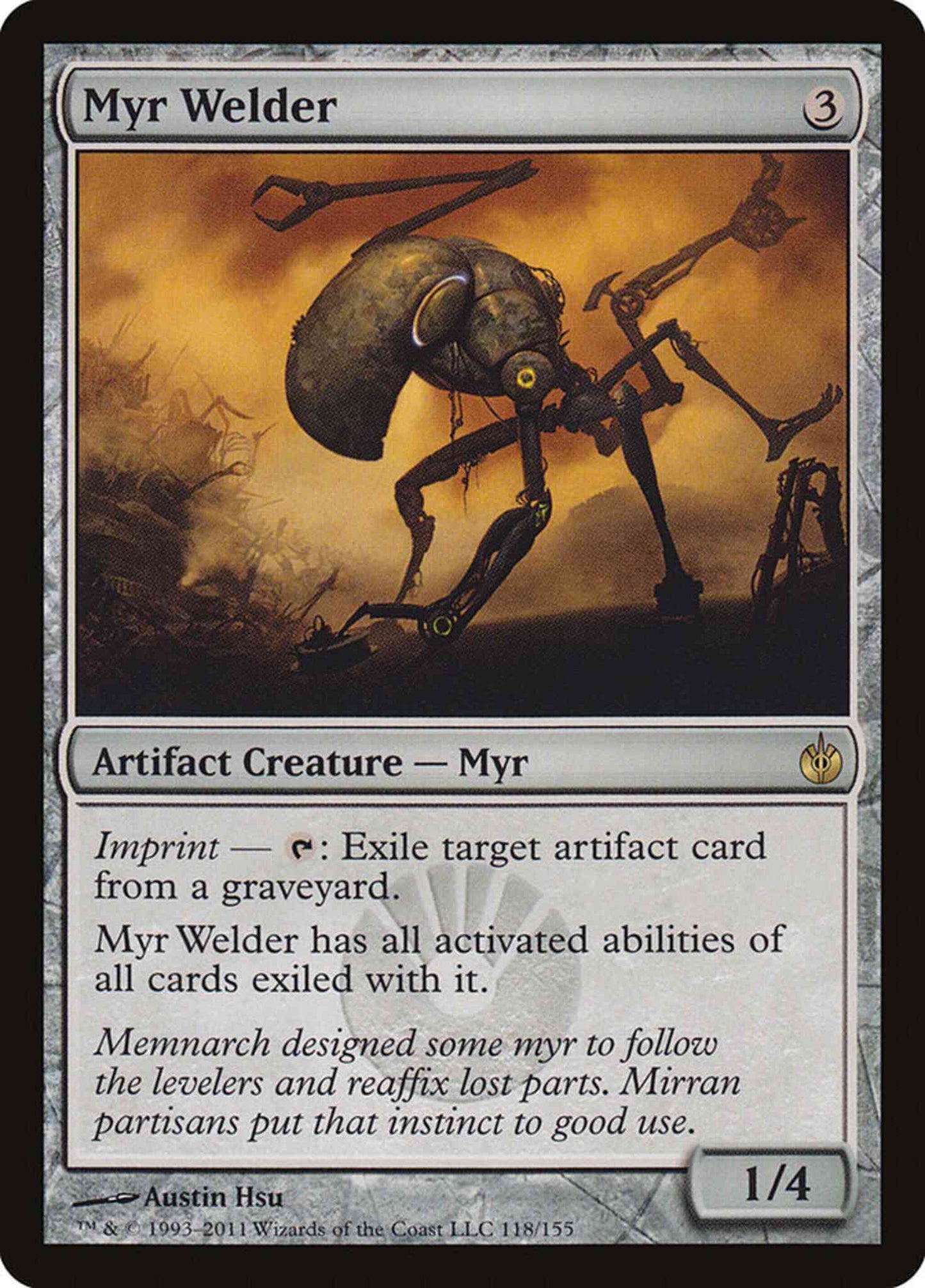 Myr Welder [118] [Mirrodin Besieged] [Non-Foil]
