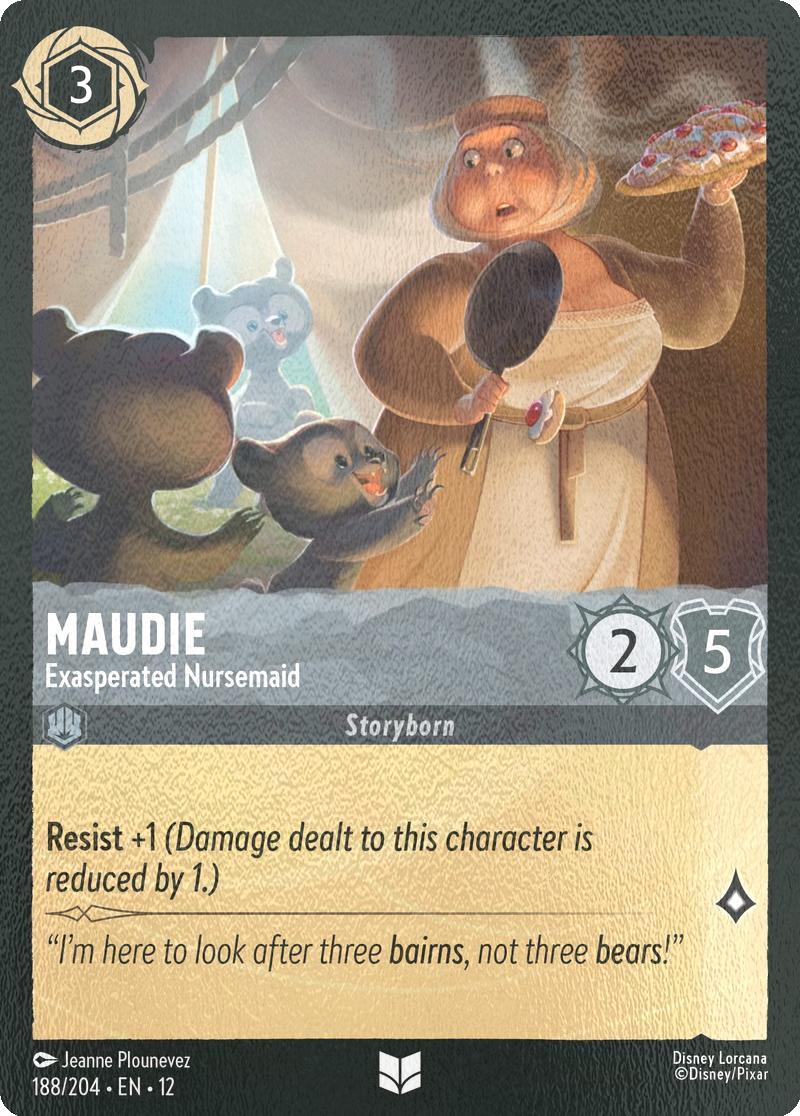 Maudie - Exasperated Nursemaid - 188/204 [Wilds Unknown] [Cold Foil]
