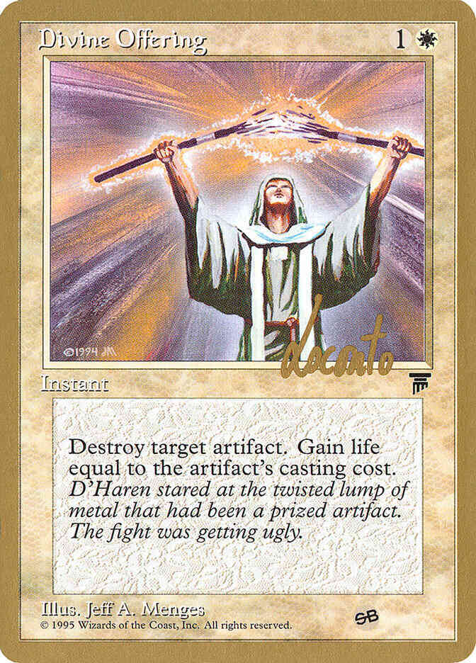 Divine Offering [ml6sb] [Michael Locanto] [Pro Tour Collector Set] [Non-Foil]