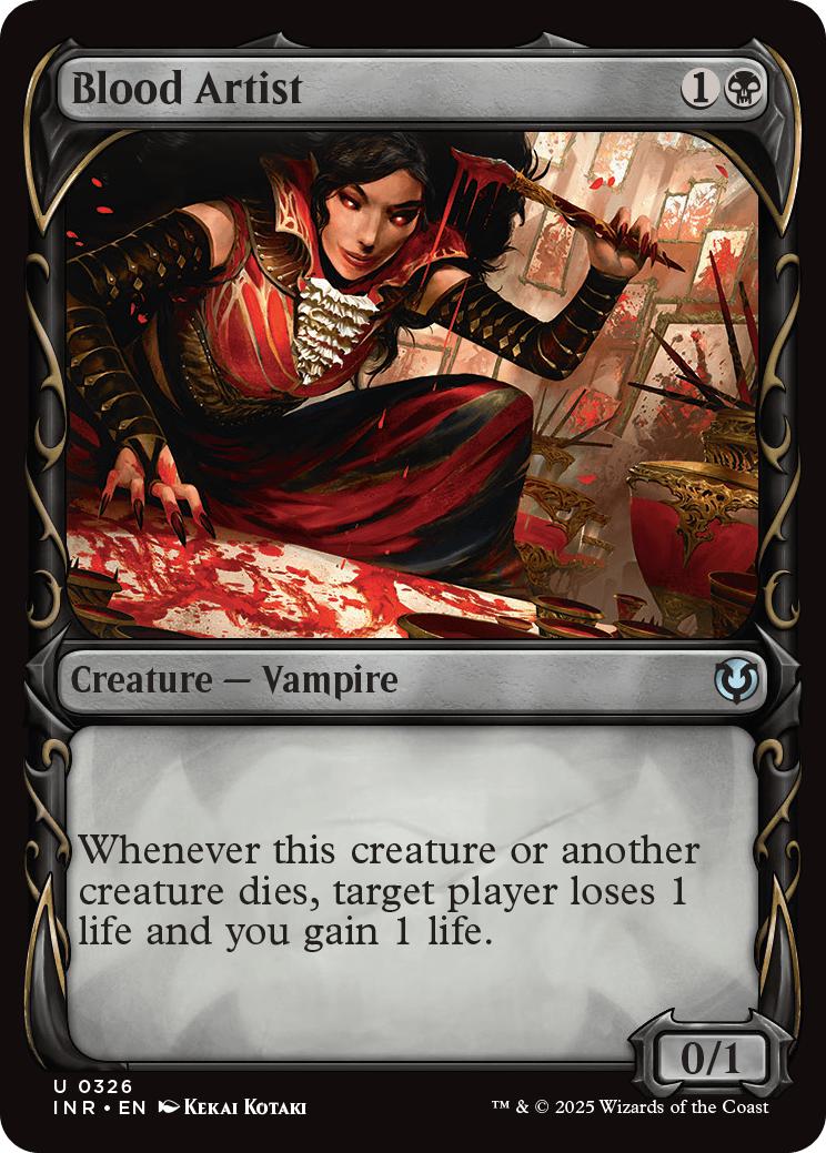 Blood Artist [326] [Fang Frame Showcase] [Innistrad Remastered] [Foil]