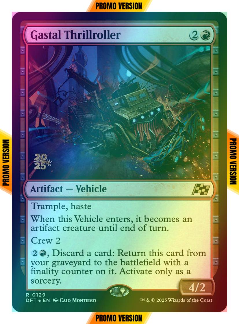 Gastal Thrillroller [129s] [Prerelease] [Aetherdrift: Promos] [Foil]