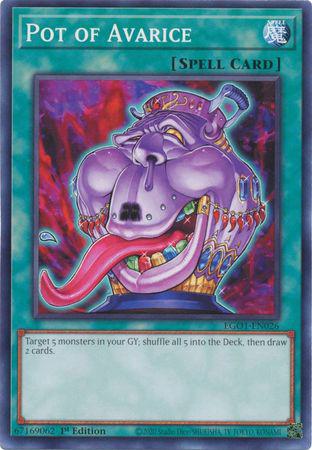 Pot of Avarice - EGO1-EN026 - Common - 1st Edition