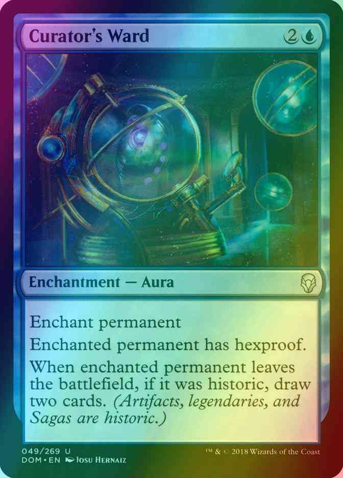 Curator's Ward [49] [Dominaria] [Foil]