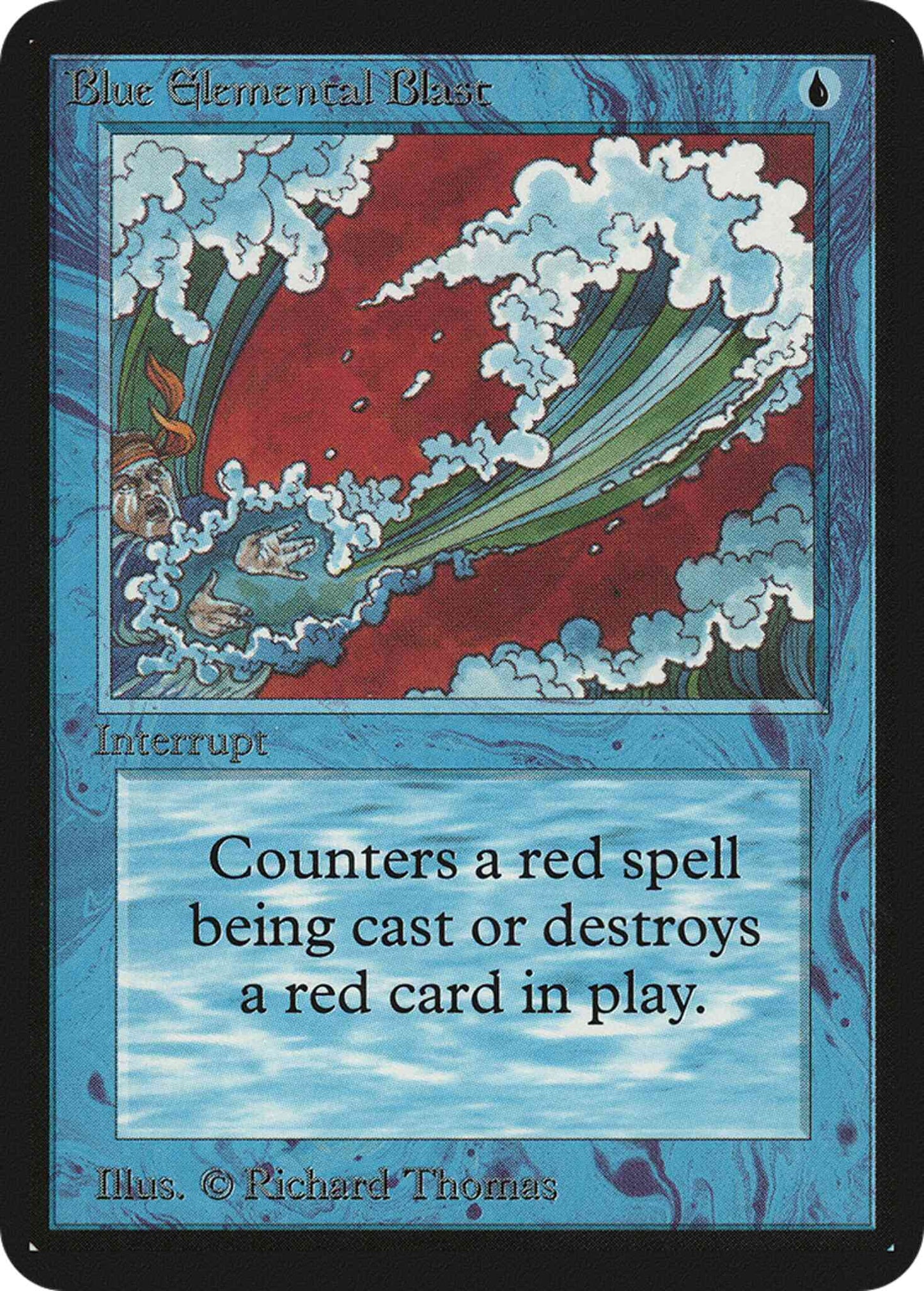 Blue Elemental Blast [49] [Limited Edition Alpha] [Non-Foil]