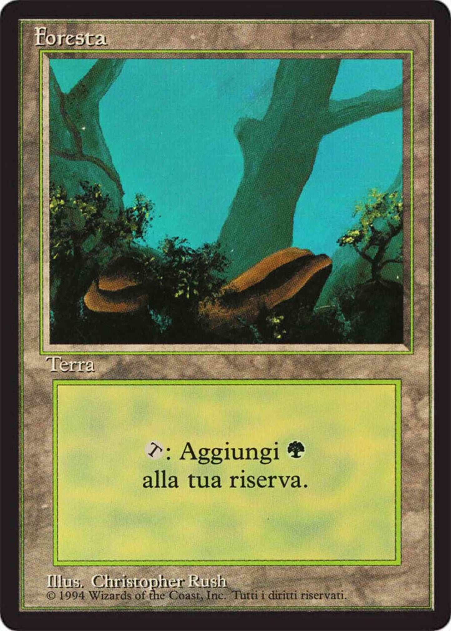 Forest - Italian [Rocks] [304] [Foreign Black Border: Italian] [Non-Foil]