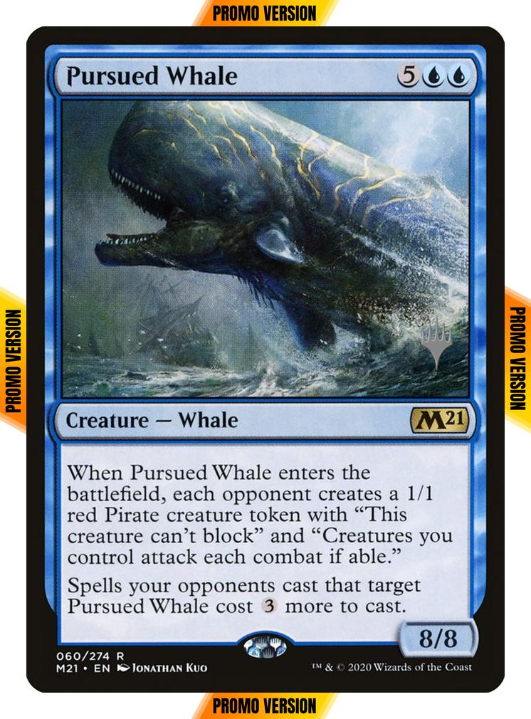 Pursued Whale [Promo Pack] [60p] [Core Set 2021 Promos] [Non-Foil]