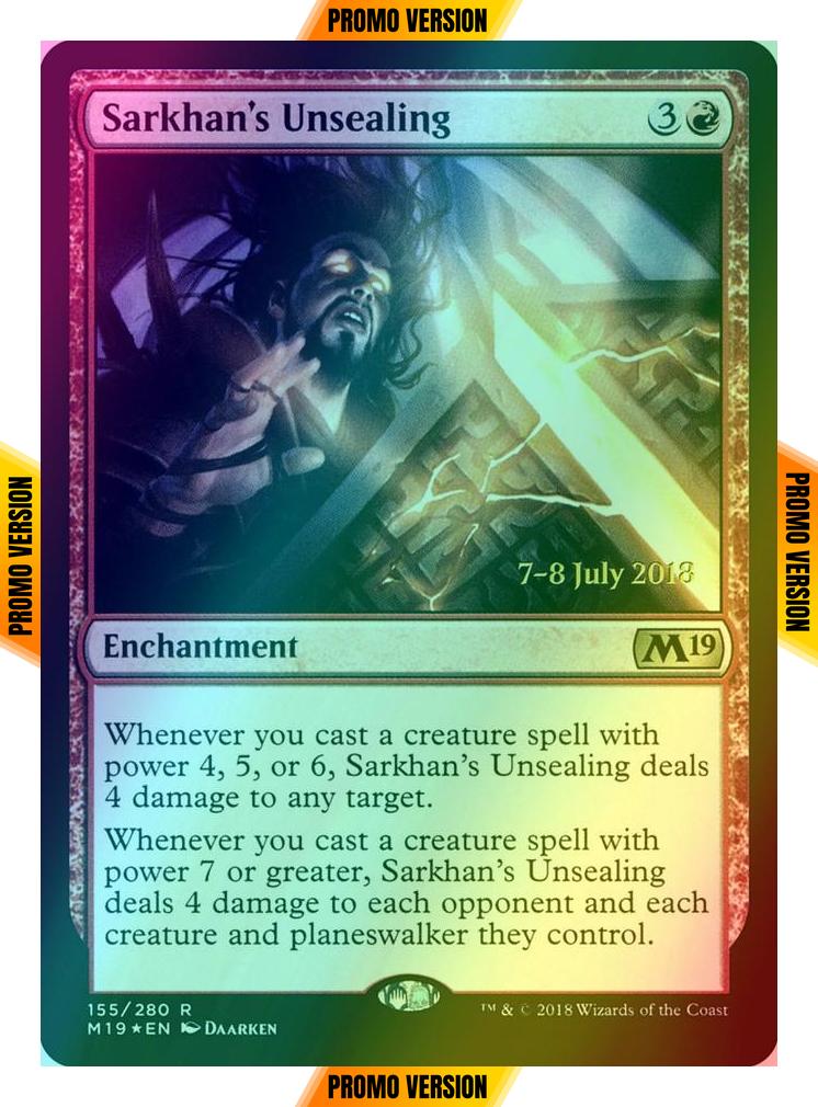 Sarkhan's Unsealing [155s] [Core Set 2019 Promos] [Foil]
