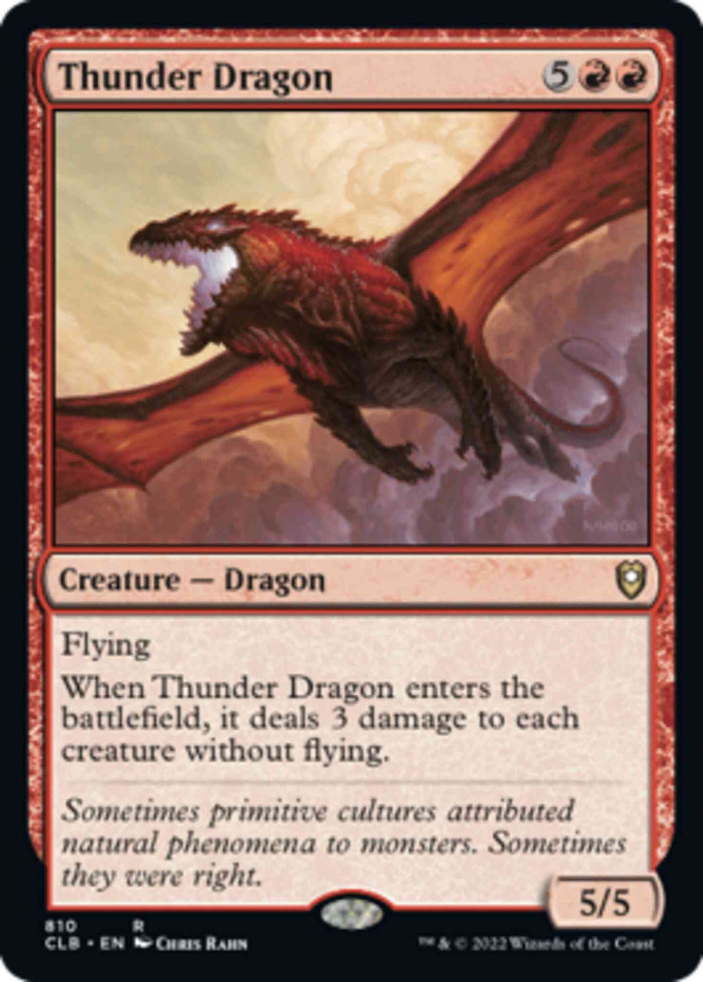 Thunder Dragon [810] [Commander Legends: Battle for Baldur's Gate] [Non-Foil]
