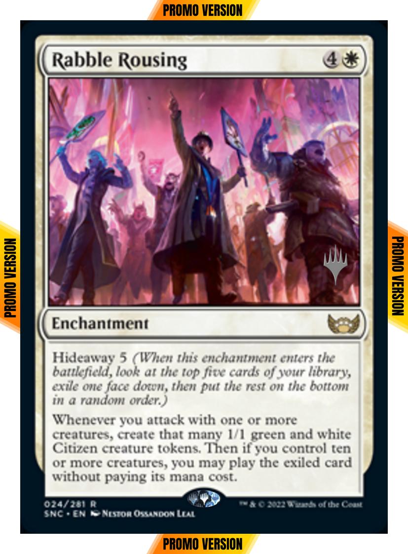 Rabble Rousing [Promo Pack] [24p] [Streets of New Capenna: Promos] [Non-Foil]