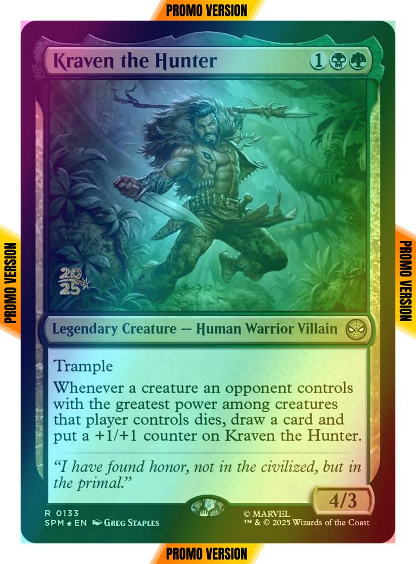 Kraven the Hunter [133s] [Marvel's Spider-Man: Promos] [Foil]