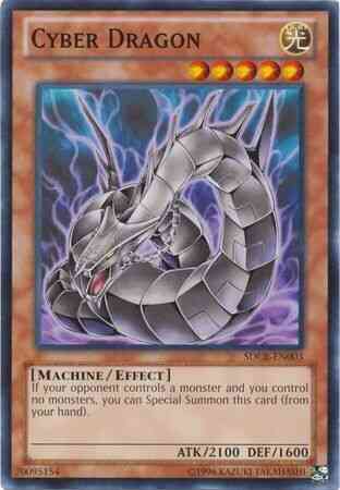 Cyber Dragon (Black)  - SDCR-EN003 - Common - 1st Edition