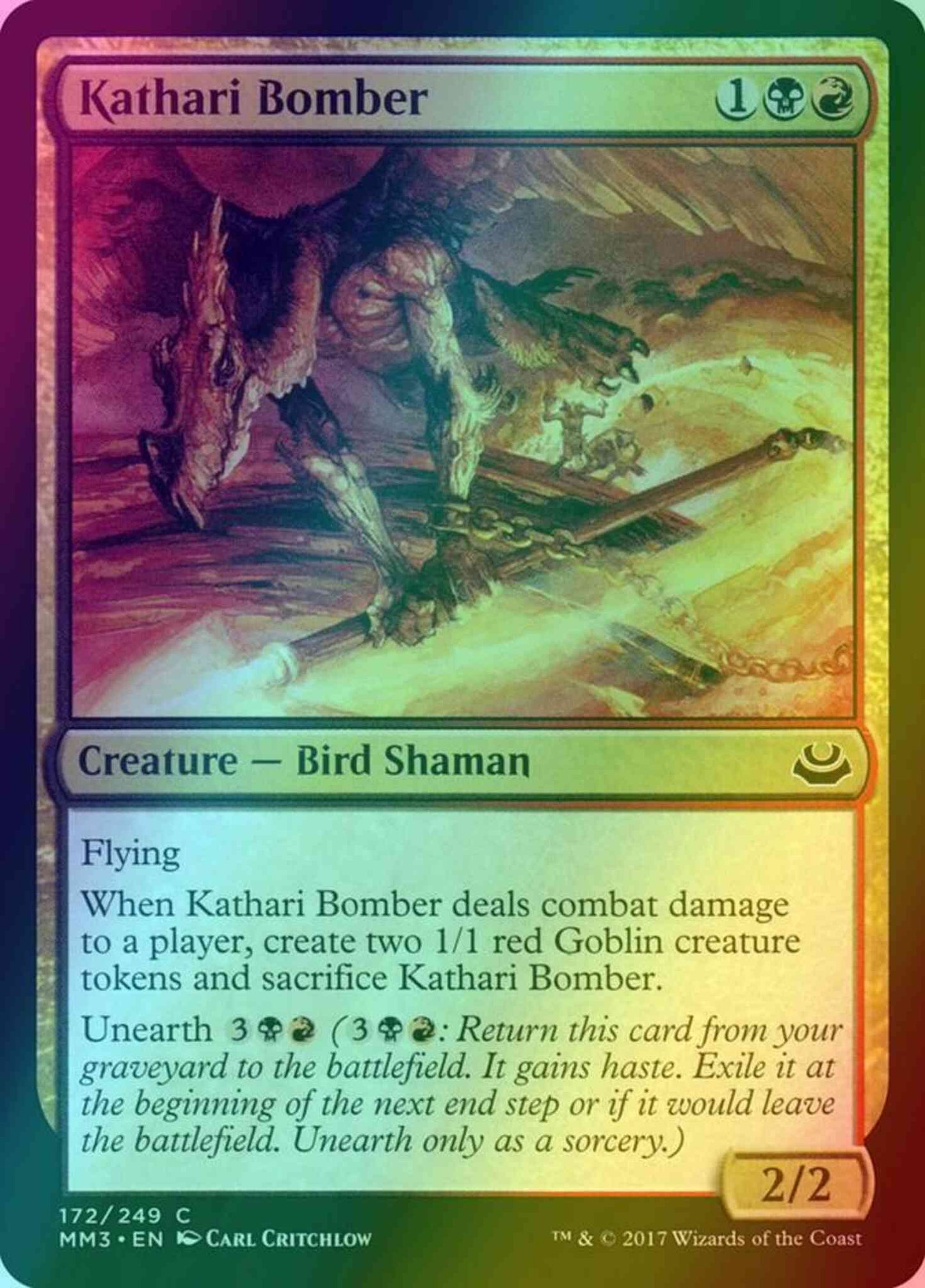 Kathari Bomber [172] [Modern Masters 2017] [Foil]