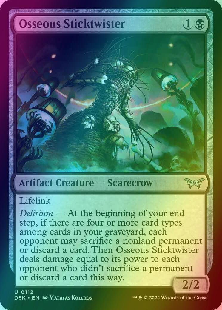 Osseous Sticktwister [112] [Duskmourn: House of Horror] [Foil]