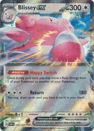 Blissey ex - 134/167 - Double Rare [sv06-134] [Ultra]