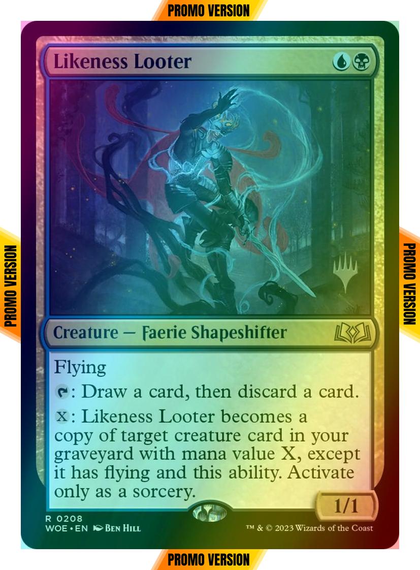 Likeness Looter [208p] [Promo Pack] [Wilds of Eldraine: Promos] [Foil]
