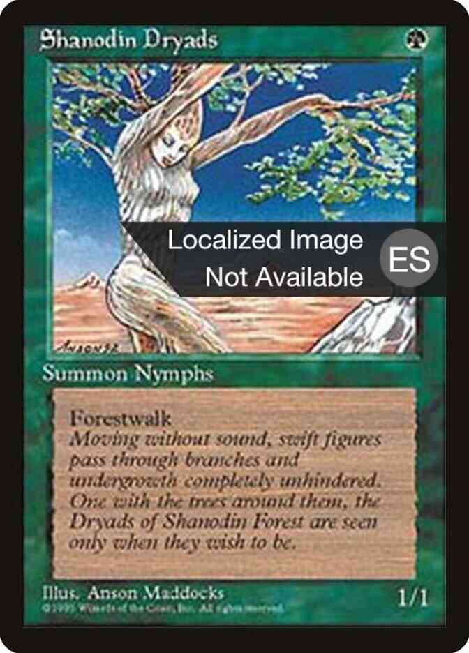 Shanodin Dryads - Chinese [271] [Fourth Edition Black Border: Chinese] [Non-Foil]