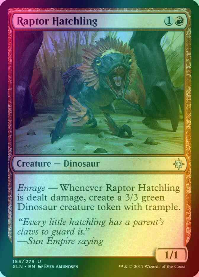 Raptor Hatchling [155] [Ixalan] [Foil]