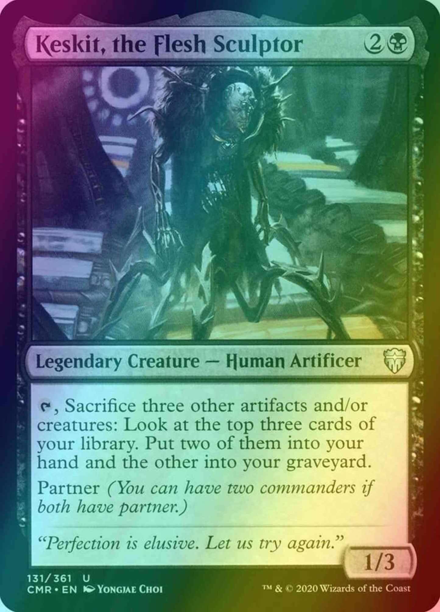 Keskit, the Flesh Sculptor [131] [Commander Legends] [Foil]
