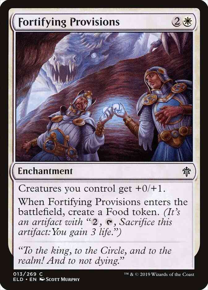 Fortifying Provisions [13] [Throne of Eldraine] [Non-Foil]