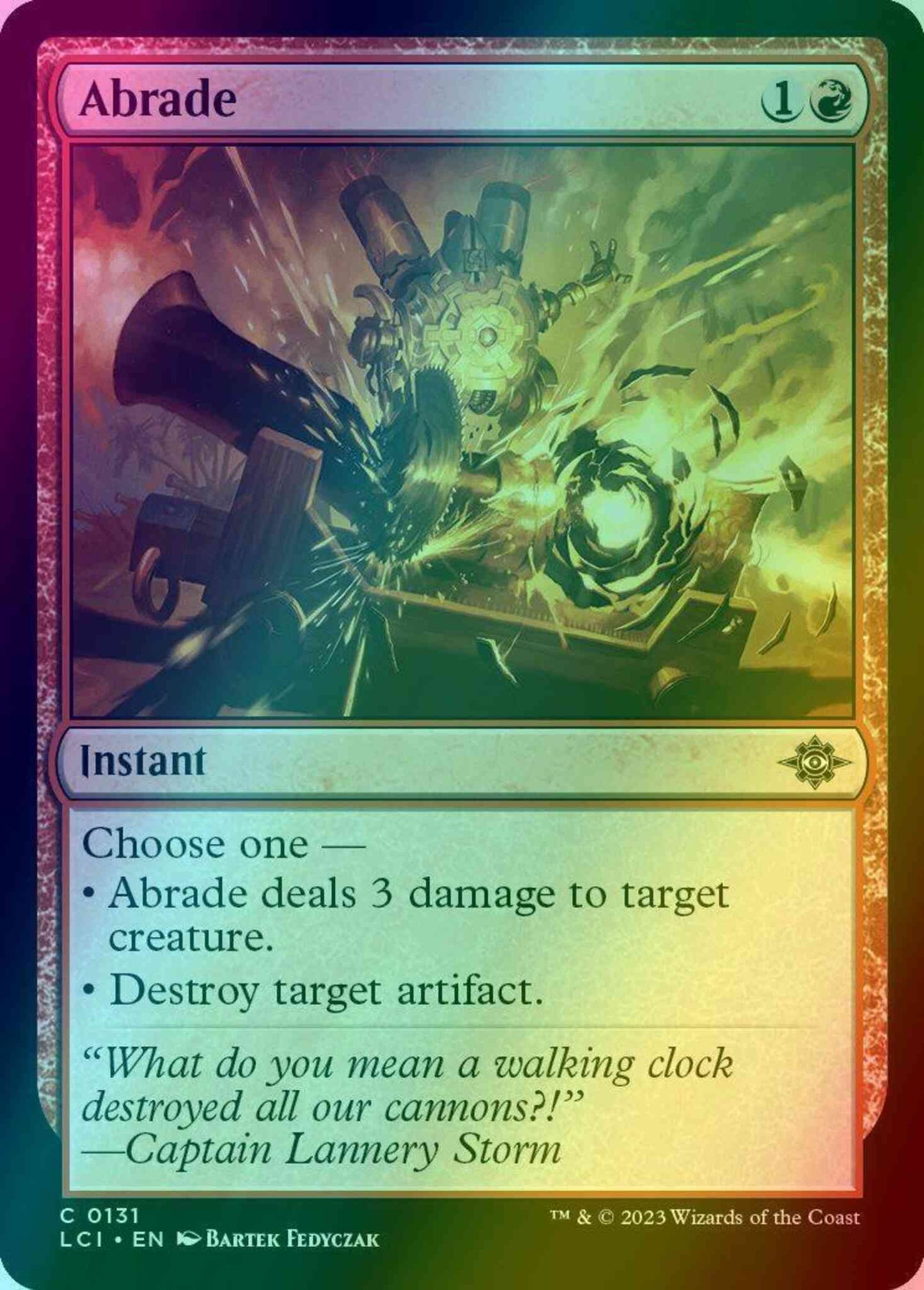 Abrade [131] [The Lost Caverns of Ixalan] [Foil]