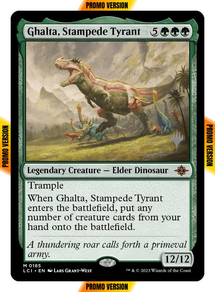 Ghalta, Stampede Tyrant [185p] [Promo Pack] [The Lost Caverns of Ixalan: Promos] [Non-Foil]