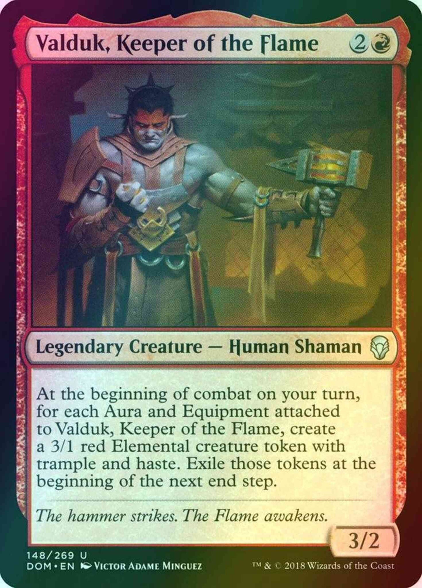Valduk, Keeper of the Flame [148] [Dominaria] [Foil]