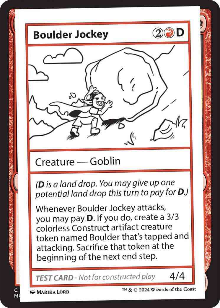 Boulder Jockey [324] [Playtest Card] [Mystery Booster 2] [Non-Foil]