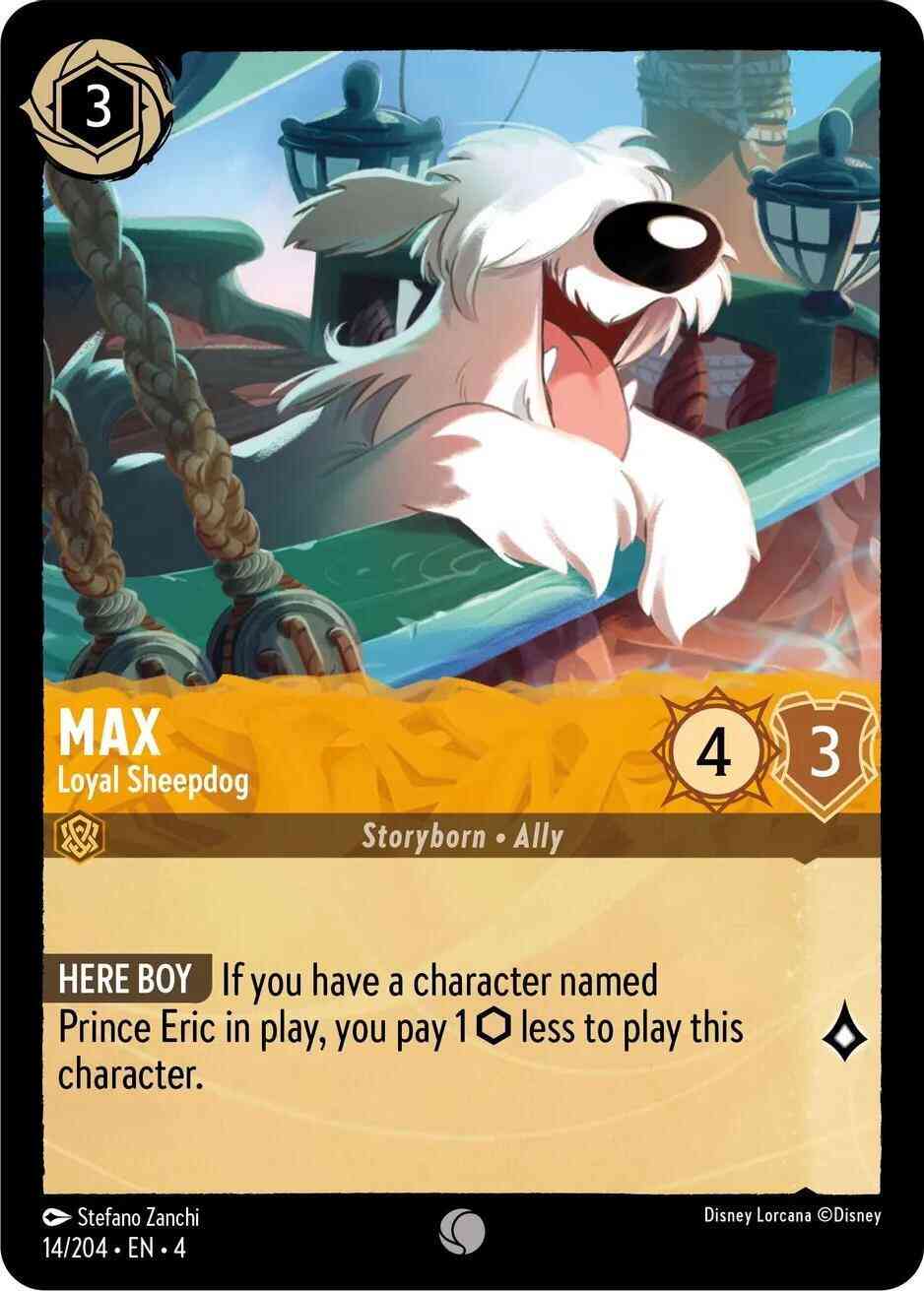 Max - Loyal Sheepdog - 14/204 [Ursula's Return] [Non-Foil]