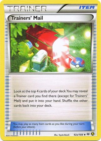 Trainers' Mail - 92a/108 - Alternate Art Holo Promo [Holo]