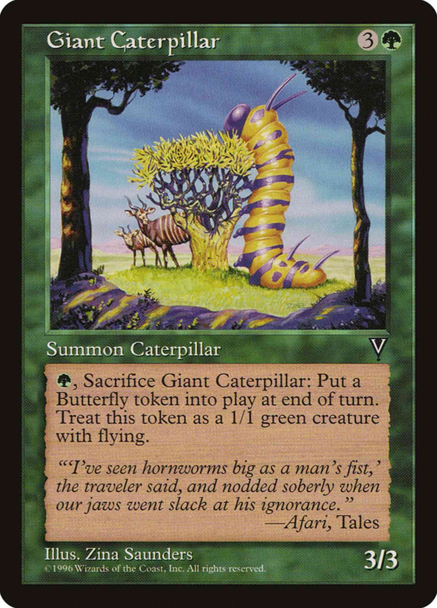Giant Caterpillar [108] [Visions] [Non-Foil]