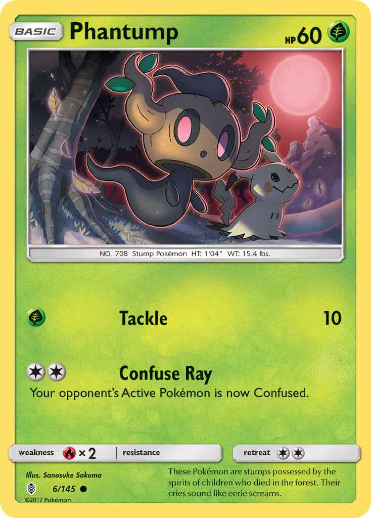 Phantump - 6/145 - Common [sm2-6] [Reverse Holo]