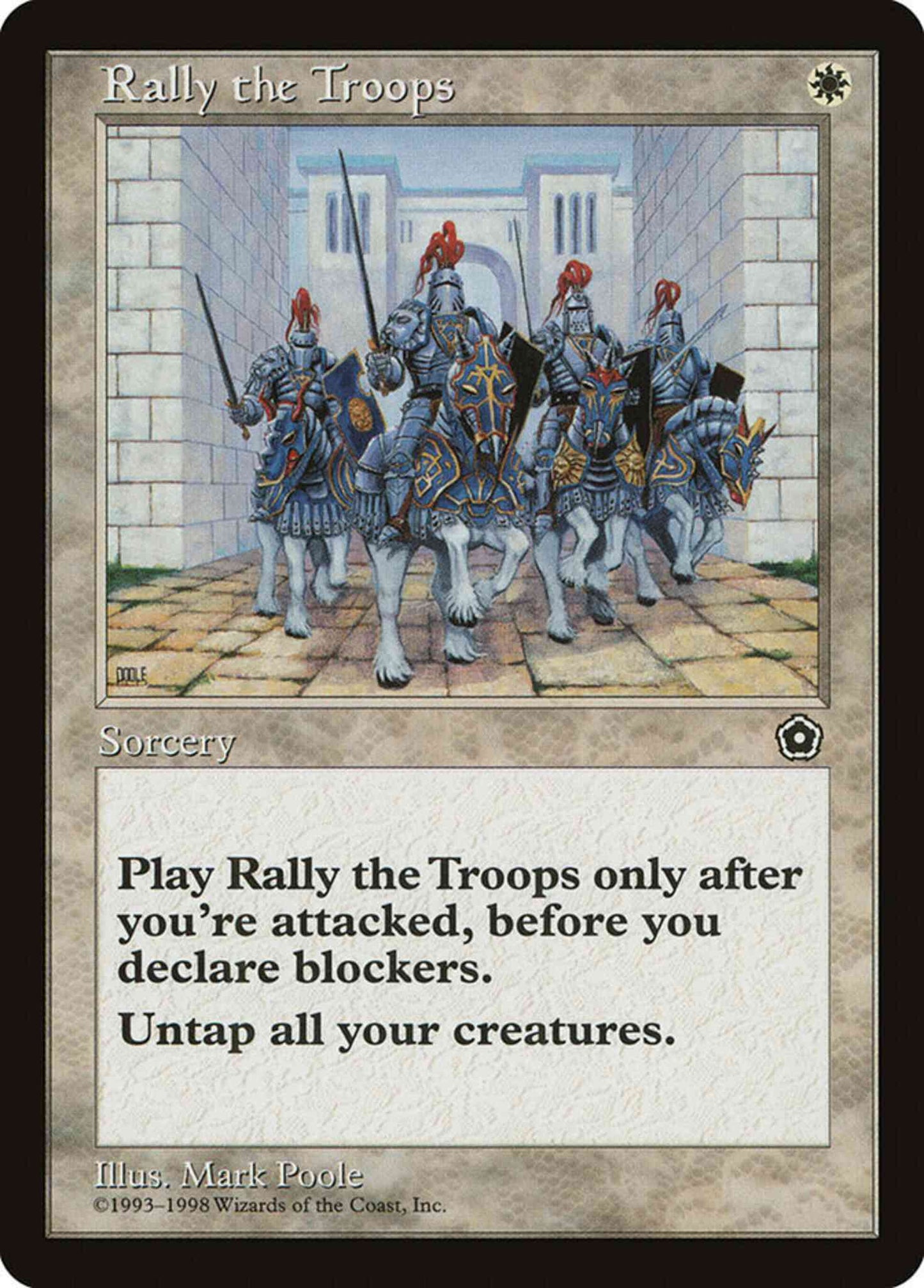 Rally the Troops [19] [Portal Second Age] [Non-Foil]