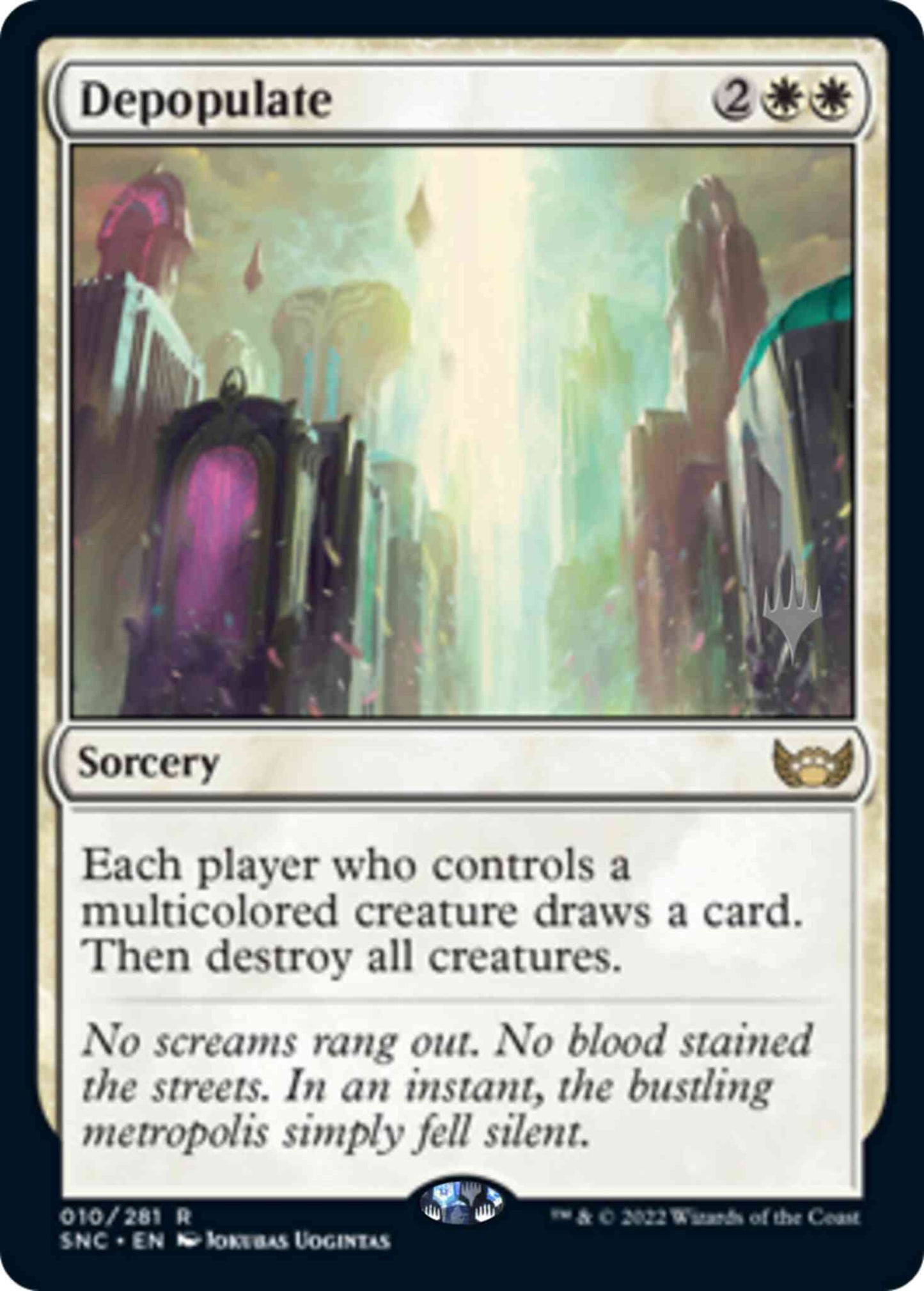 Depopulate [Promo Pack] [10p] [Streets of New Capenna: Promos] [Non-Foil]