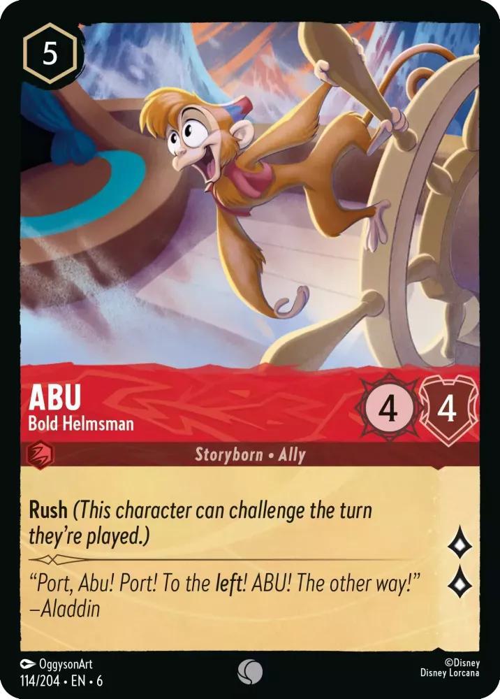 Abu - Bold Helmsman - 114/204 [Azurite Sea] [Non-Foil]