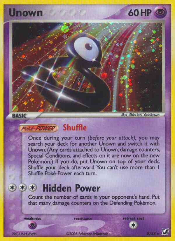 Unown - B/28 - Rare Holo [ex10-B] [Holo]
