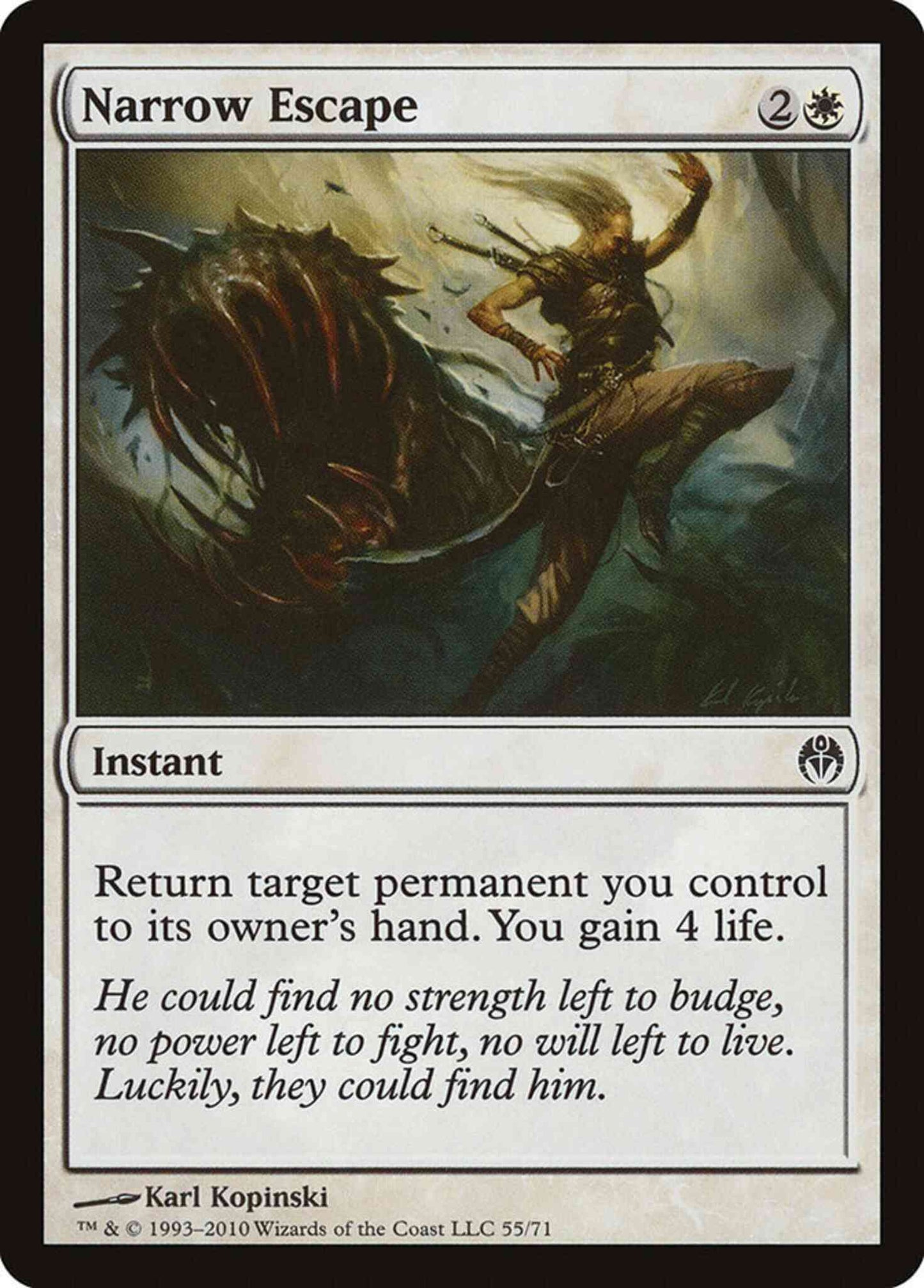 Narrow Escape [55] [Duel Decks Phyrexia vs the Coalition] [Non-Foil]