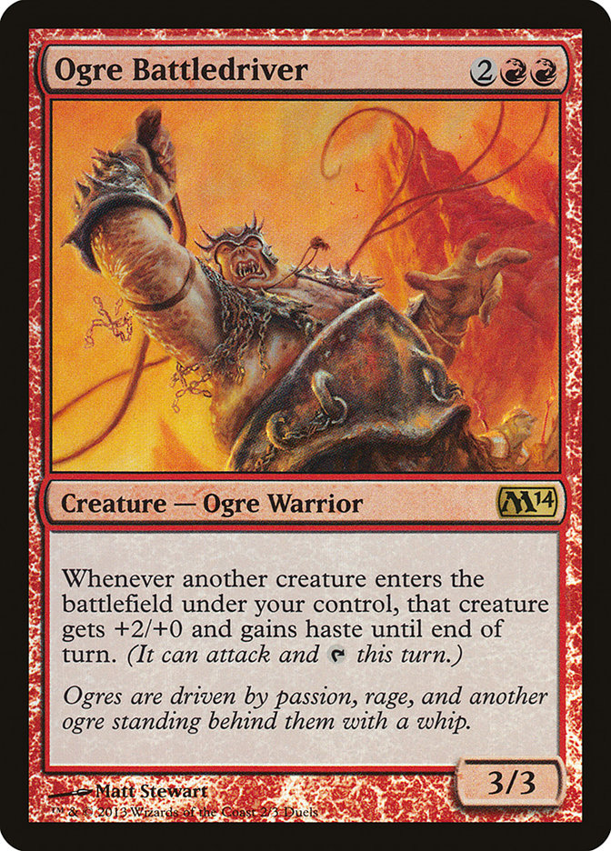 Ogre Battledriver [Duels of the Planeswalkers Promos 2013] [Foil]